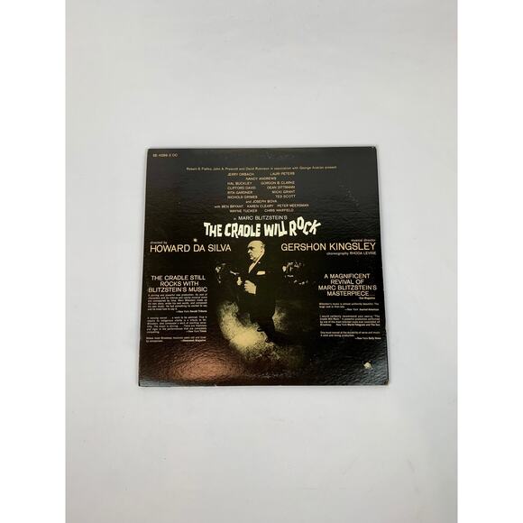 LP Marc Blitzsteins The Cradle Will Rock Original Cast Double Album MGM Records - Picture 3 of 11